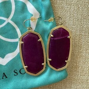 Purple Kendra Scott Danielle Earrings